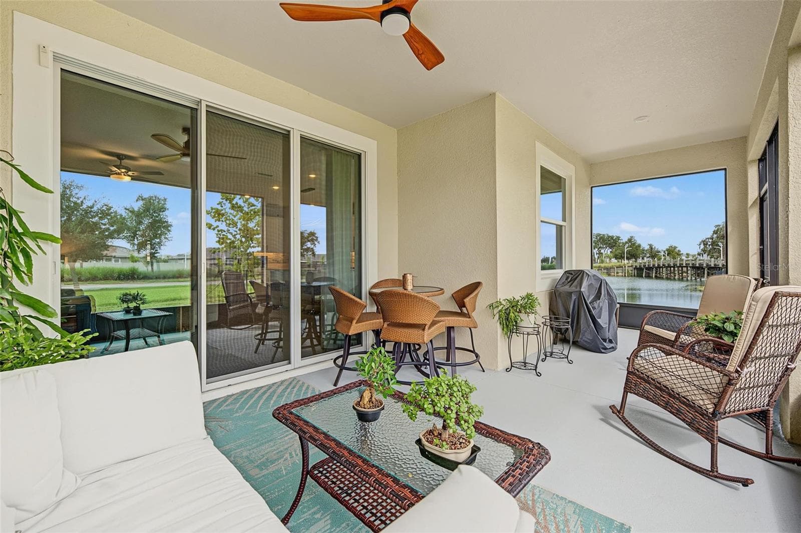 screened & covered lanai - 31687 PARKLAND BAY WAY, SAN ANTONIO