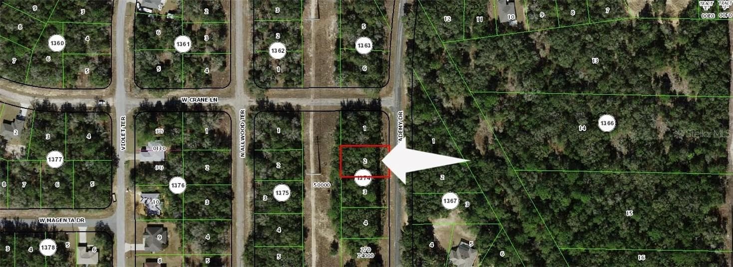 Land at 10732 N Academy DR, DUNNELLON FL 34434, Dunnellon
