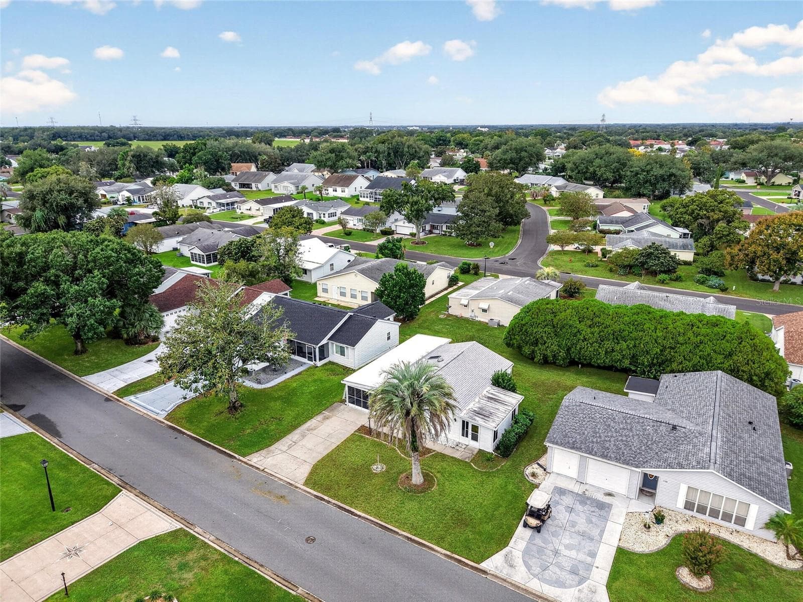 Aerial Street View - 1124 DEL TORO DR, LADY LAKE