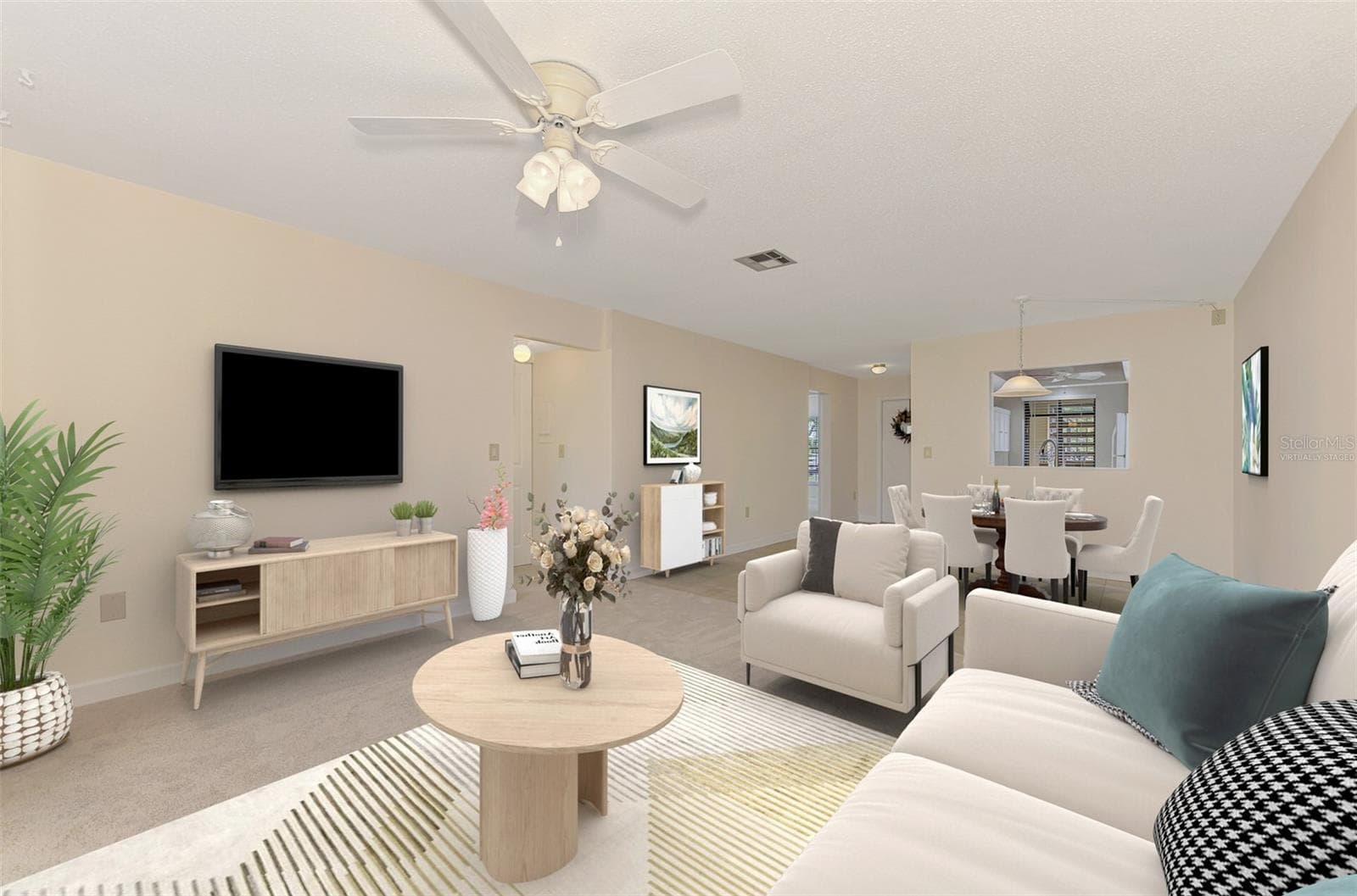 Virtually Staged - 375 THREE LAKES LN #A, VENICE