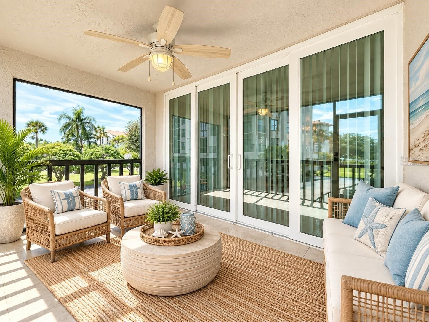 Virtually staged porch - 1805 MARINER DR #55, TARPON SPRINGS