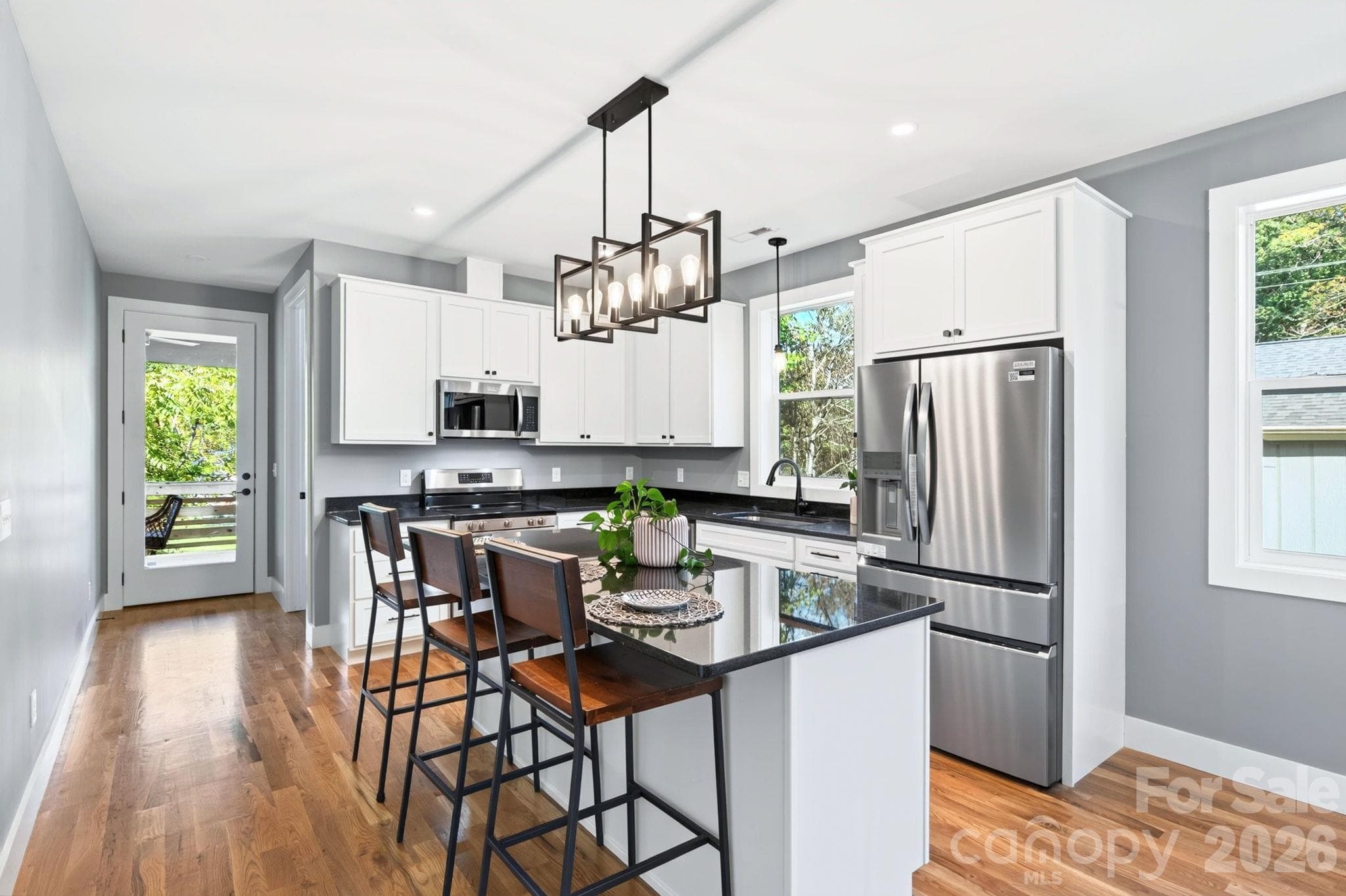 Deck Access Through the Kitchen - 50 Byrd Road, Black Mountain