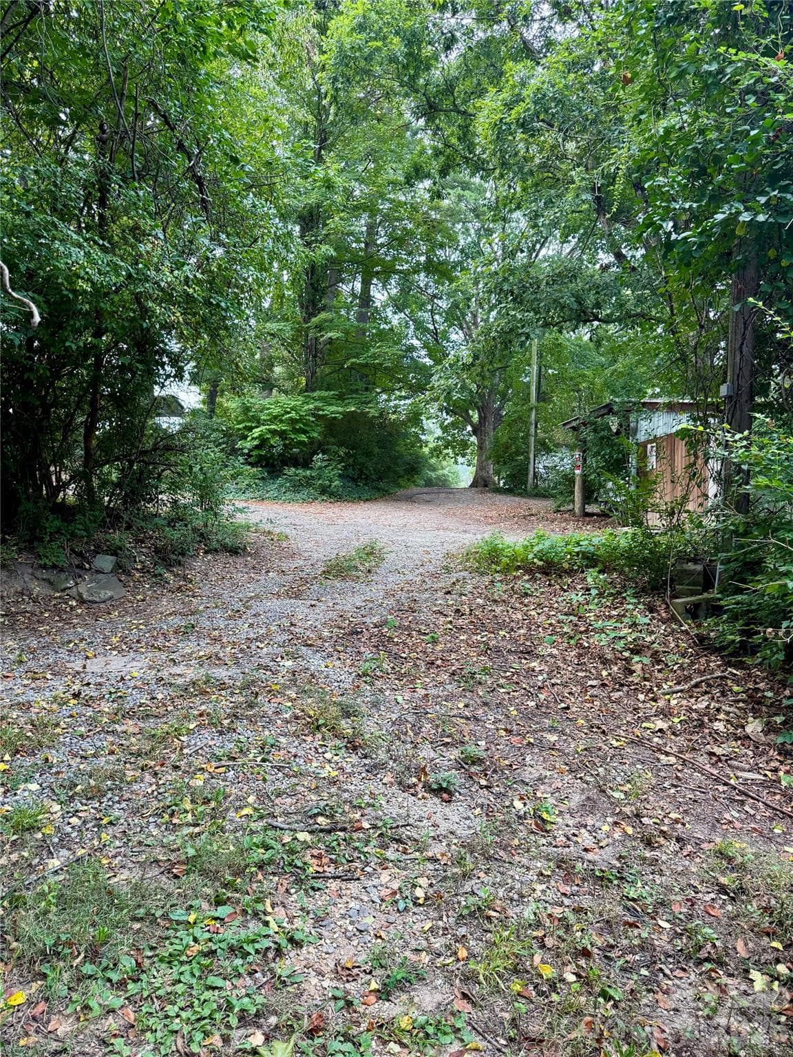 Access to the back of the property through alley - Asheville