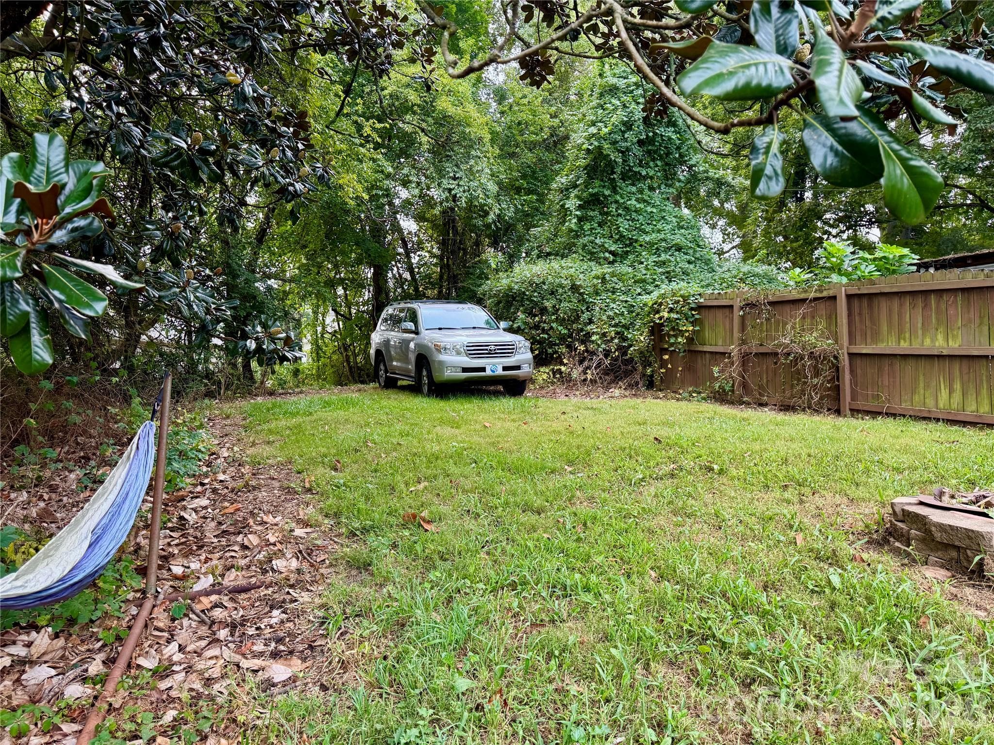 Parking at the rear of the home - Asheville