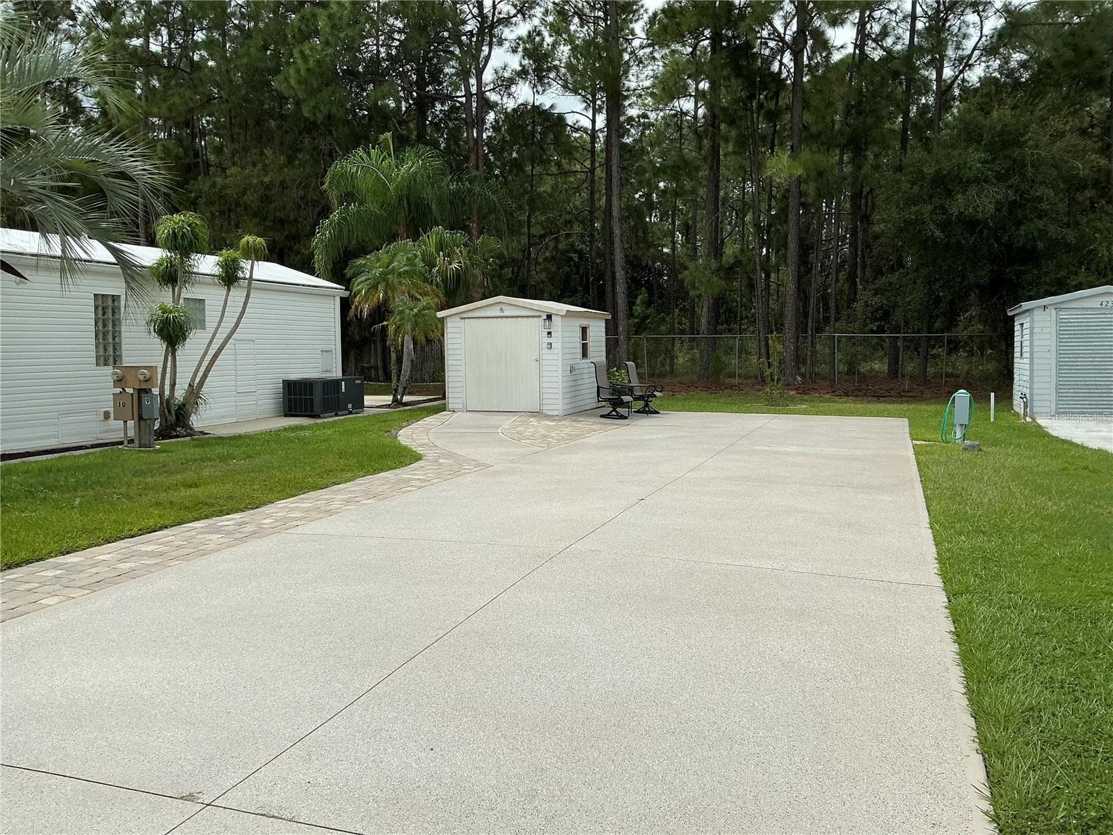 8X10 shed with power,Lot has 20/30/50 electric - 427 PINE LOOP, FROSTPROOF