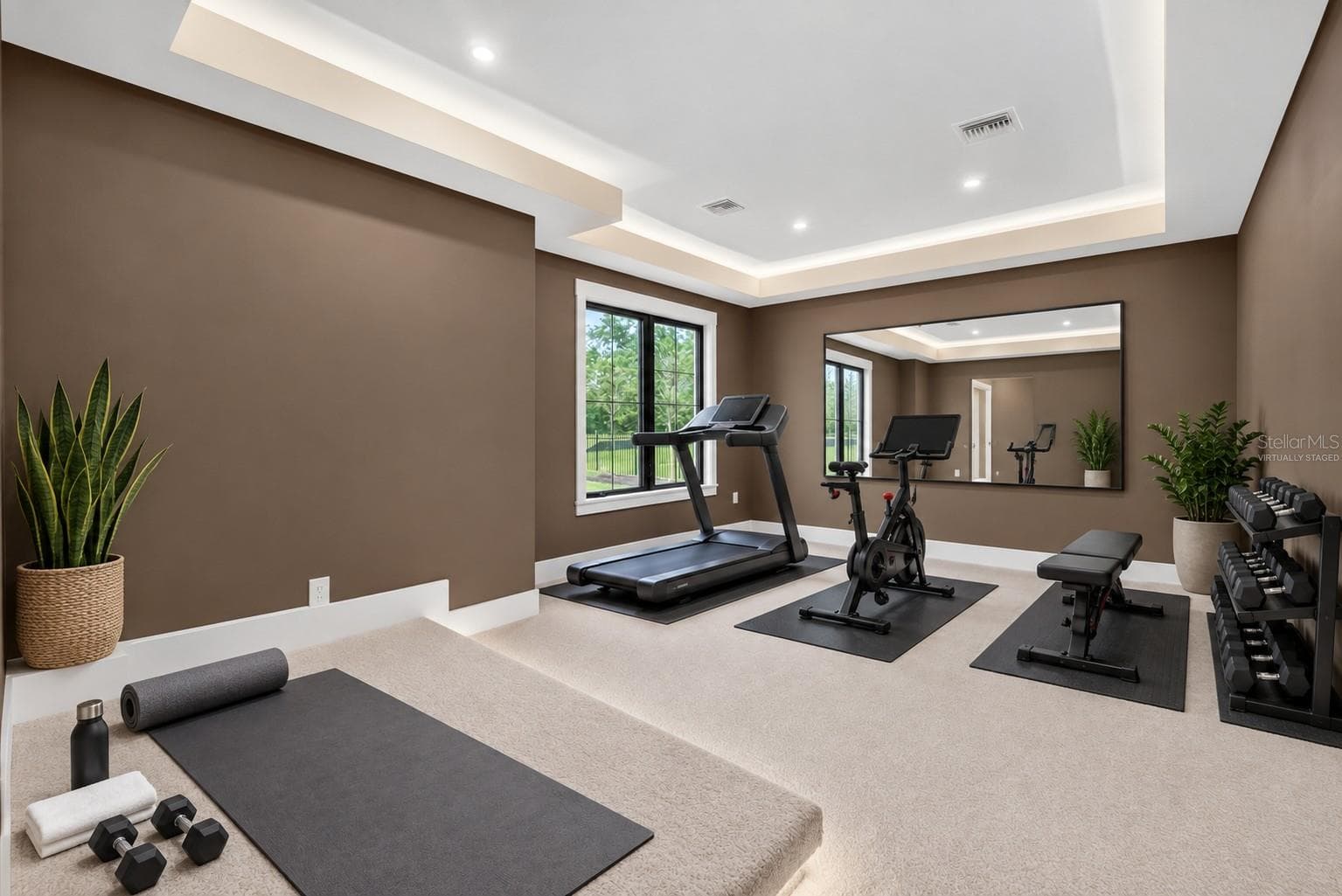 Virtually staged-exercise room or theater room - 1815 WINDERMERE RD, WINDERMERE