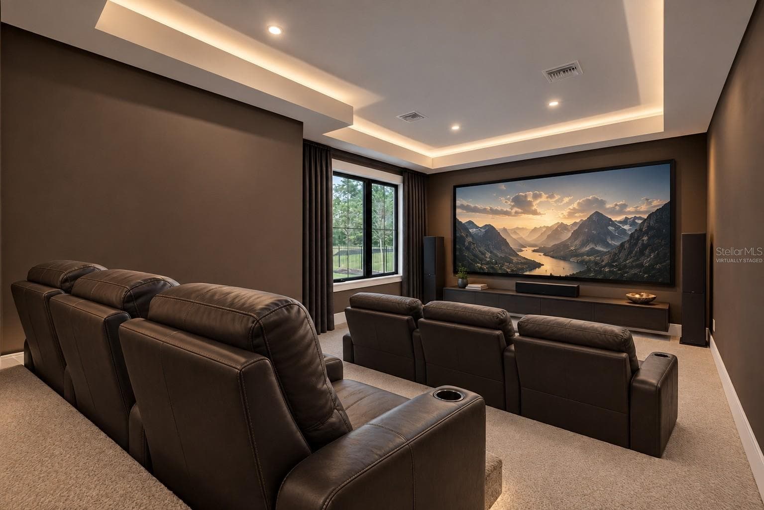 Virtually staged-exercise room or theater room - 1815 WINDERMERE RD, WINDERMERE