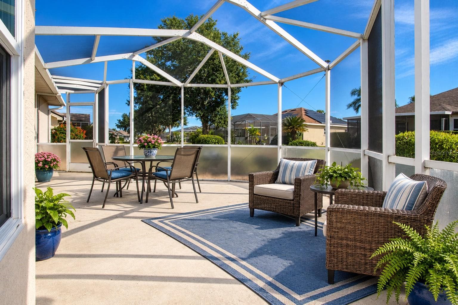 Screened Patio Staged - 2035 PRESTANCIA LN, SUN CITY CENTER