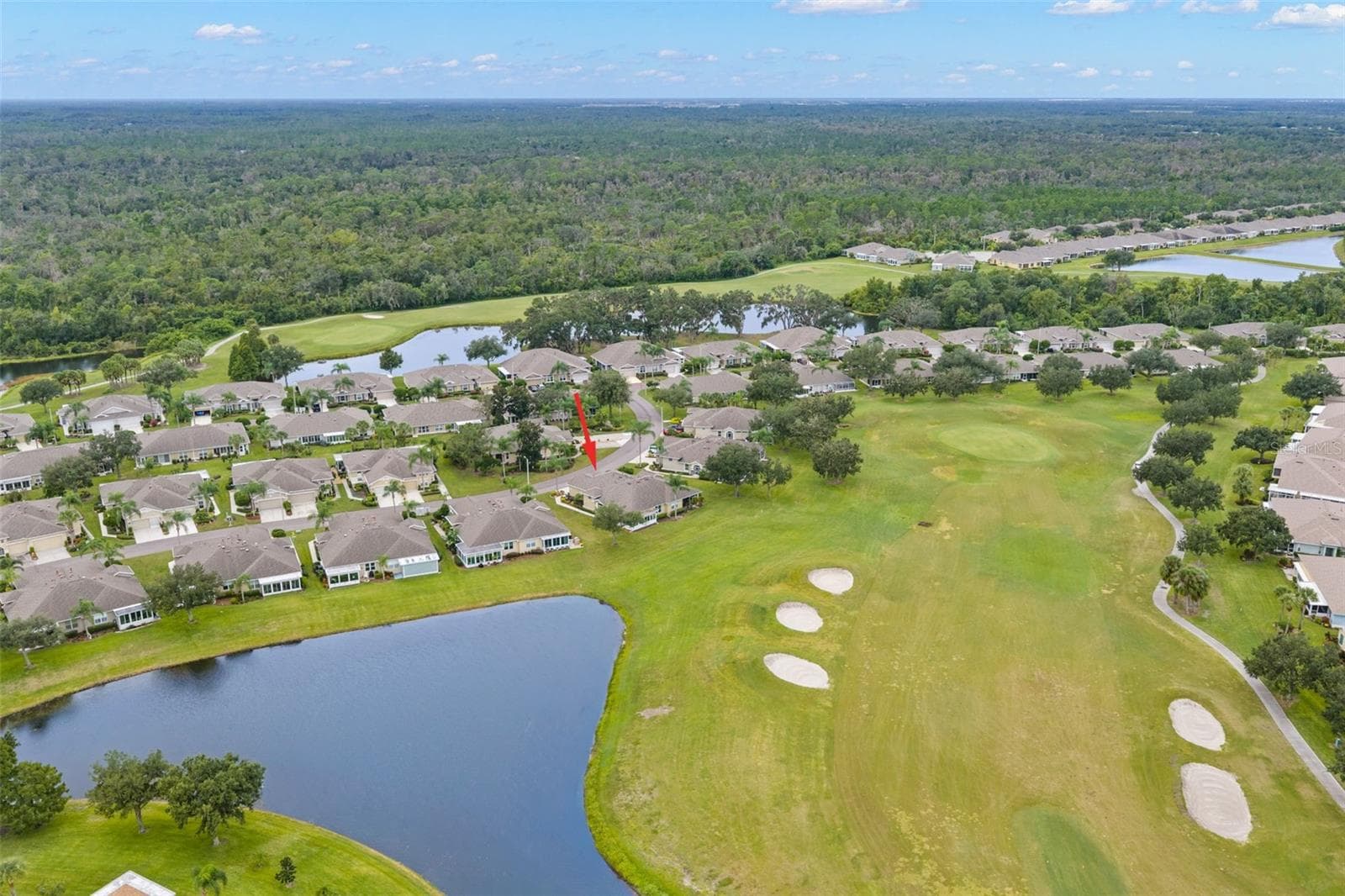 Aerial - 2057 INVERNESS GREENS DR, SUN CITY CENTER