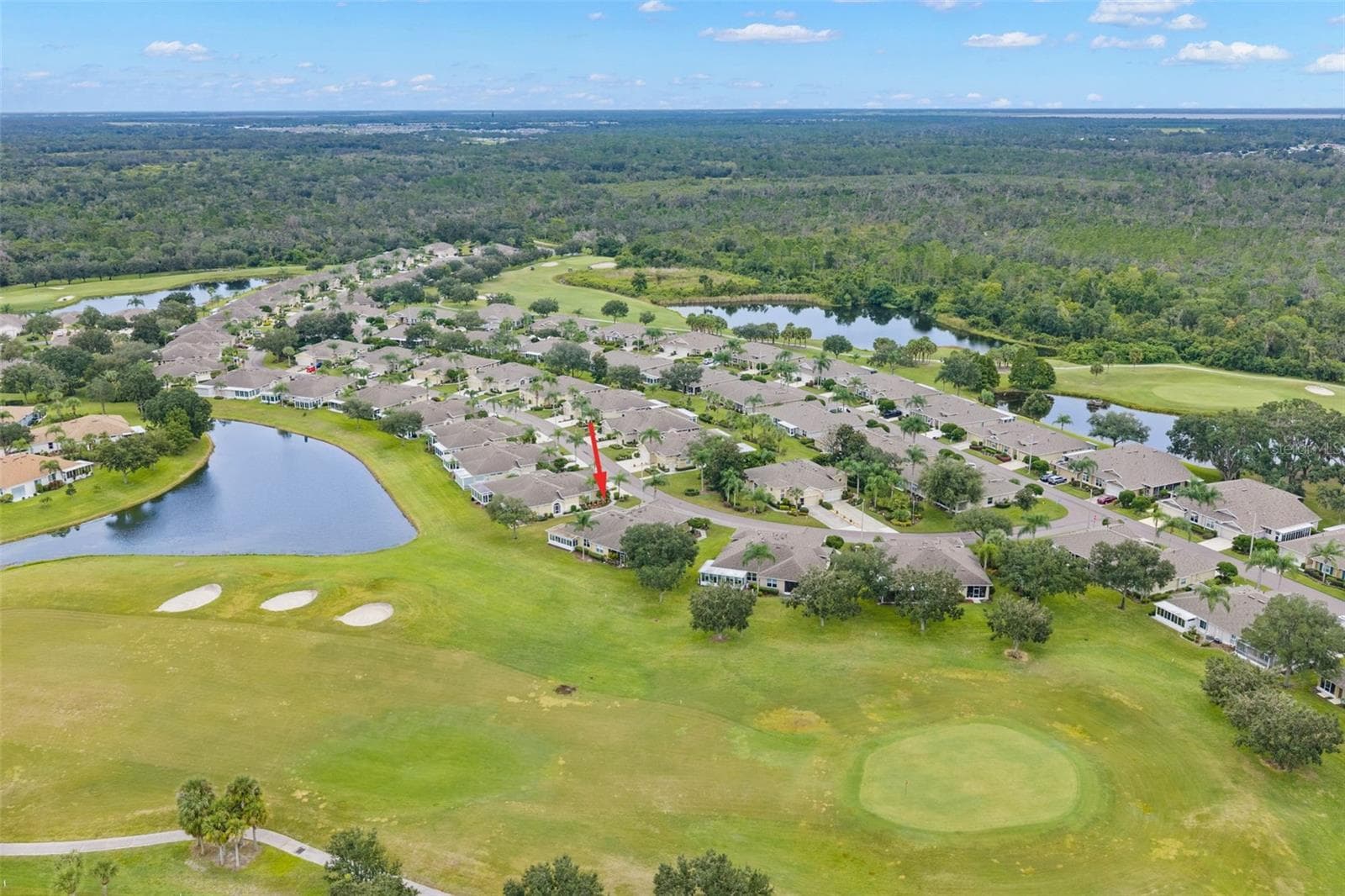 Aerial - 2057 INVERNESS GREENS DR, SUN CITY CENTER