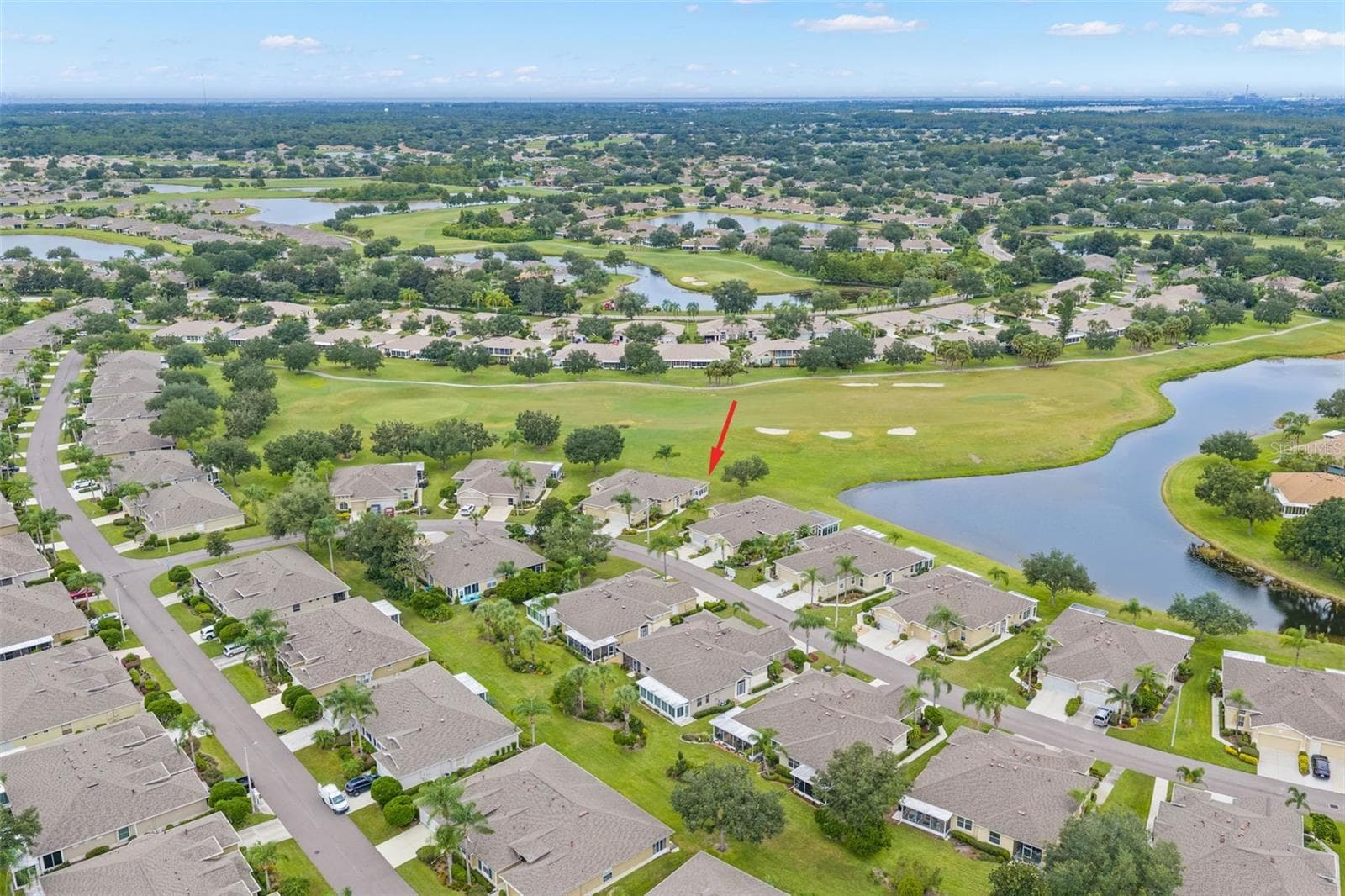 Aerial - 2057 INVERNESS GREENS DR, SUN CITY CENTER