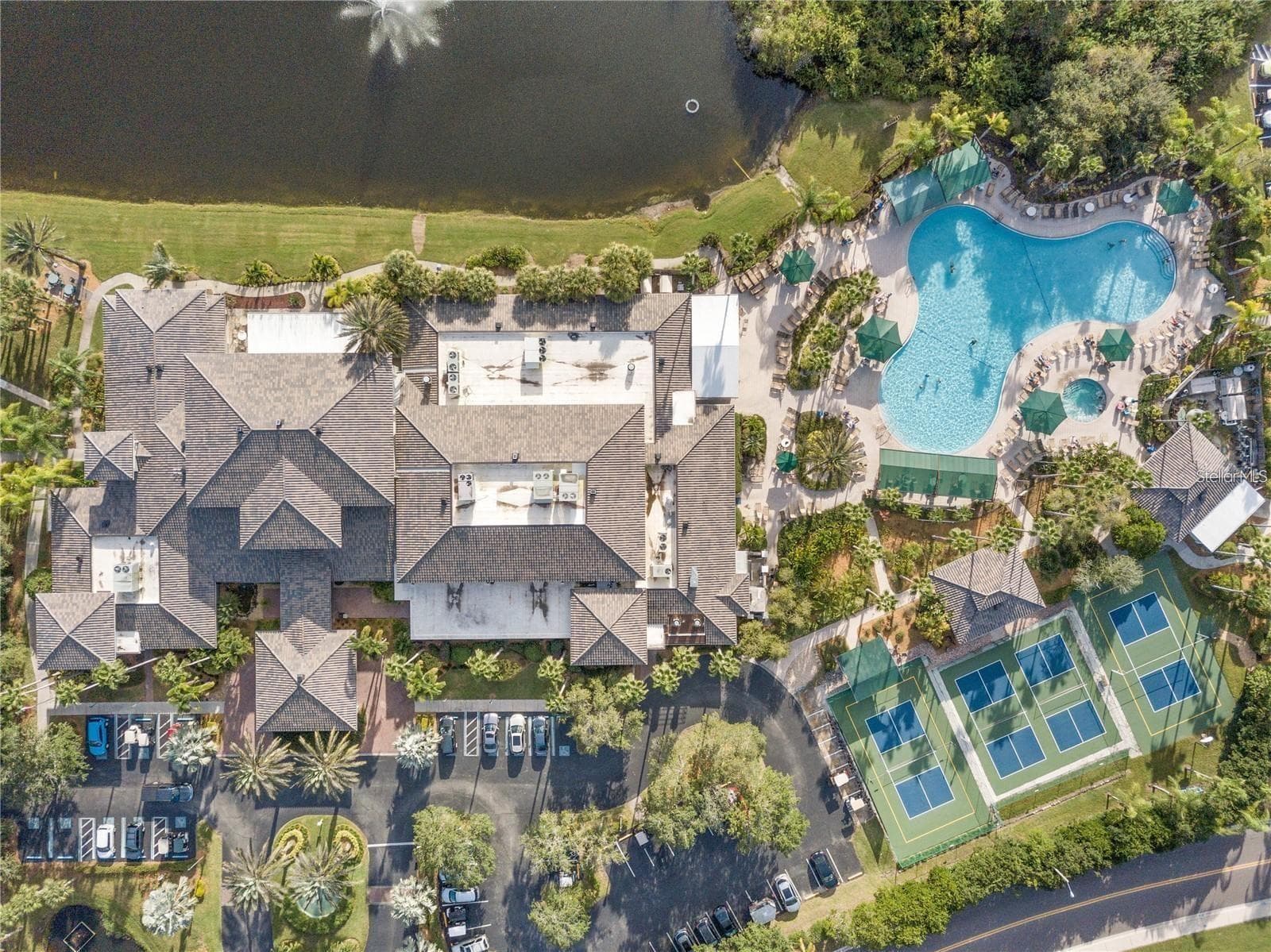 South Clubhouse Aerial - 2057 INVERNESS GREENS DR, SUN CITY CENTER