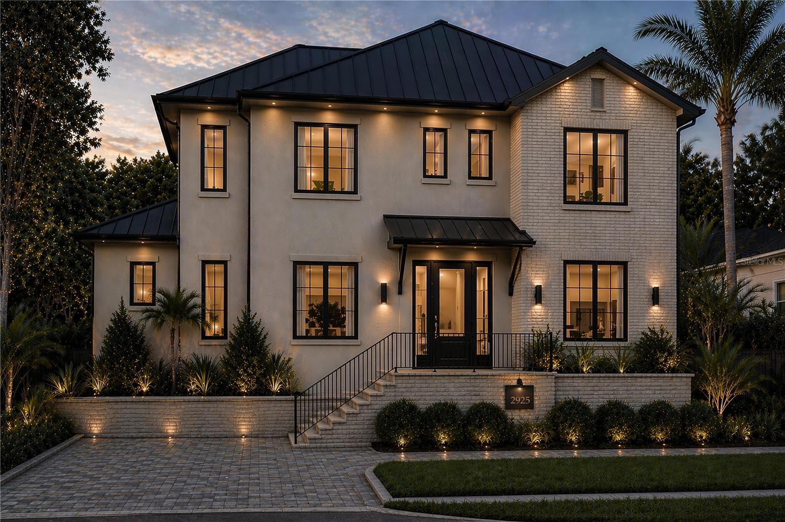 Front Elevation Rendering Twiglight - 2925 W ALLINE AVE, TAMPA