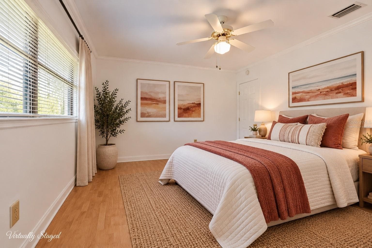 Bedroom 3 (Virtually Staged) - 1615 LAKE MIRIAM DR, LAKELAND