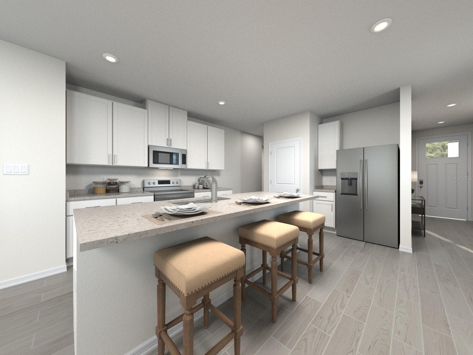Photo is not of the actual home, but is an inspirational photo of builder’s model home and may depict options, furnishings, and/or decorator features that are not included - 13827 OWEN PRESERVE RUN, PARRISH