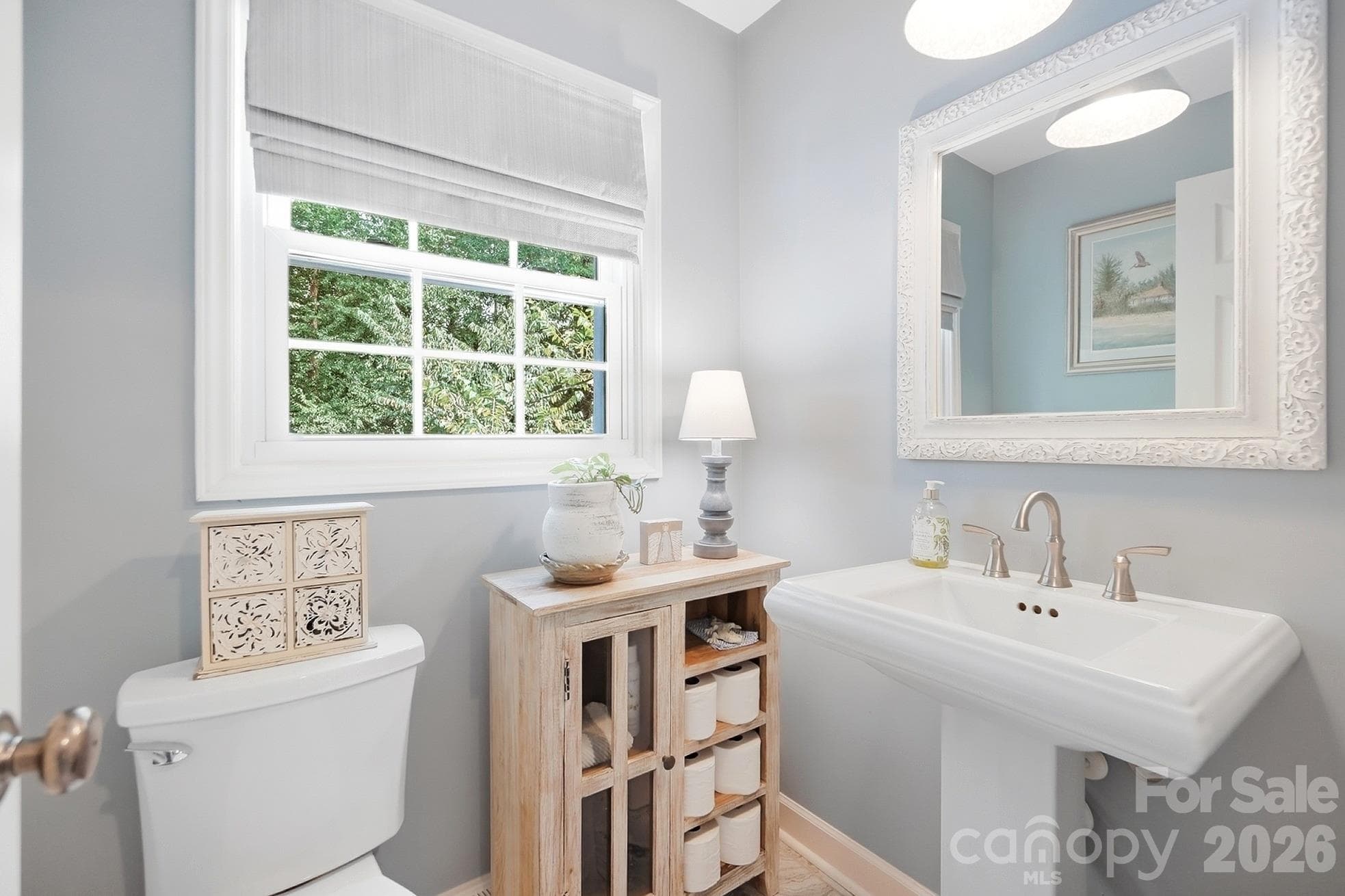 Powder room - 4315 Emory Lane, Charlotte