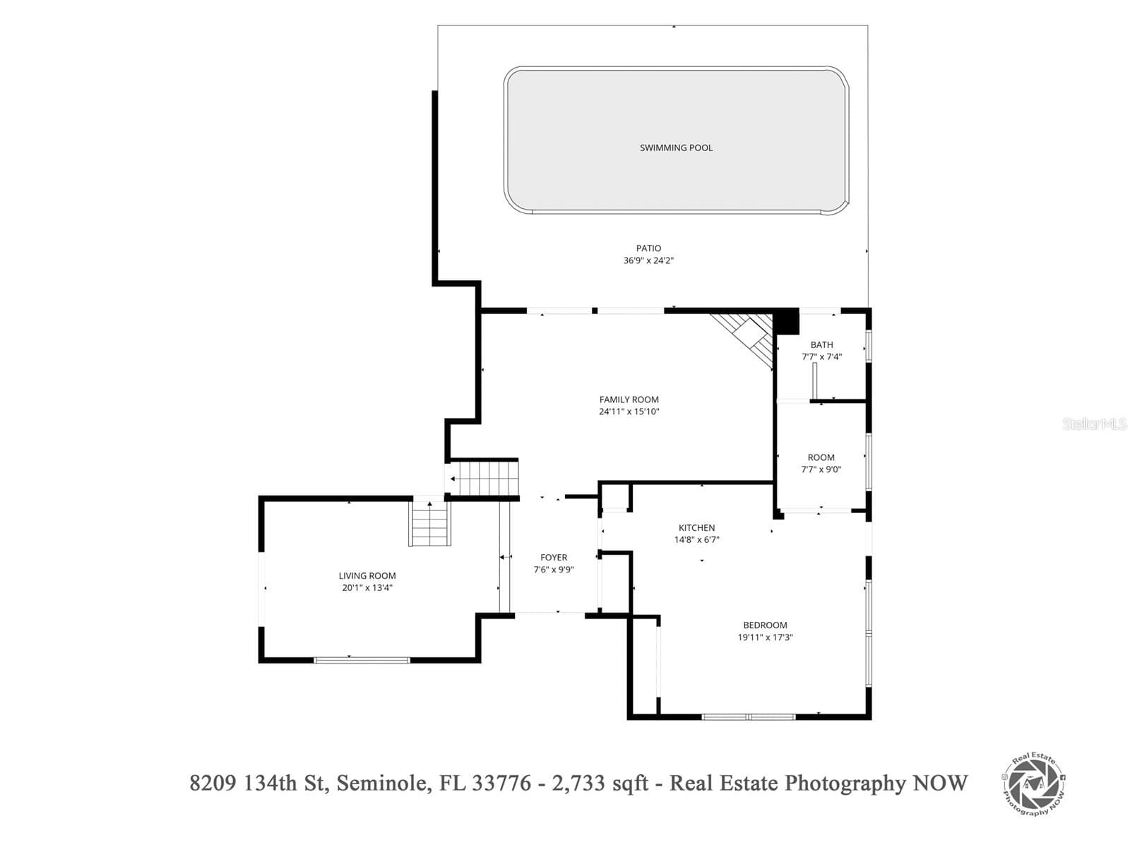 Floor Plan - First Floor - 8209 134TH ST, SEMINOLE