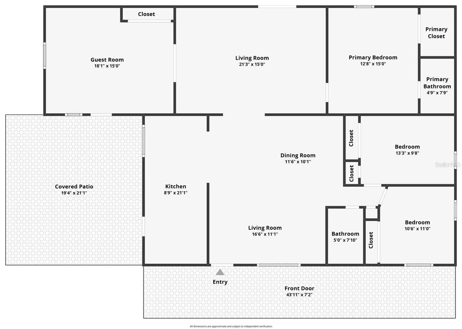 Floor Plan - 19731 NW 33RD AVE, MIAMI GARDENS