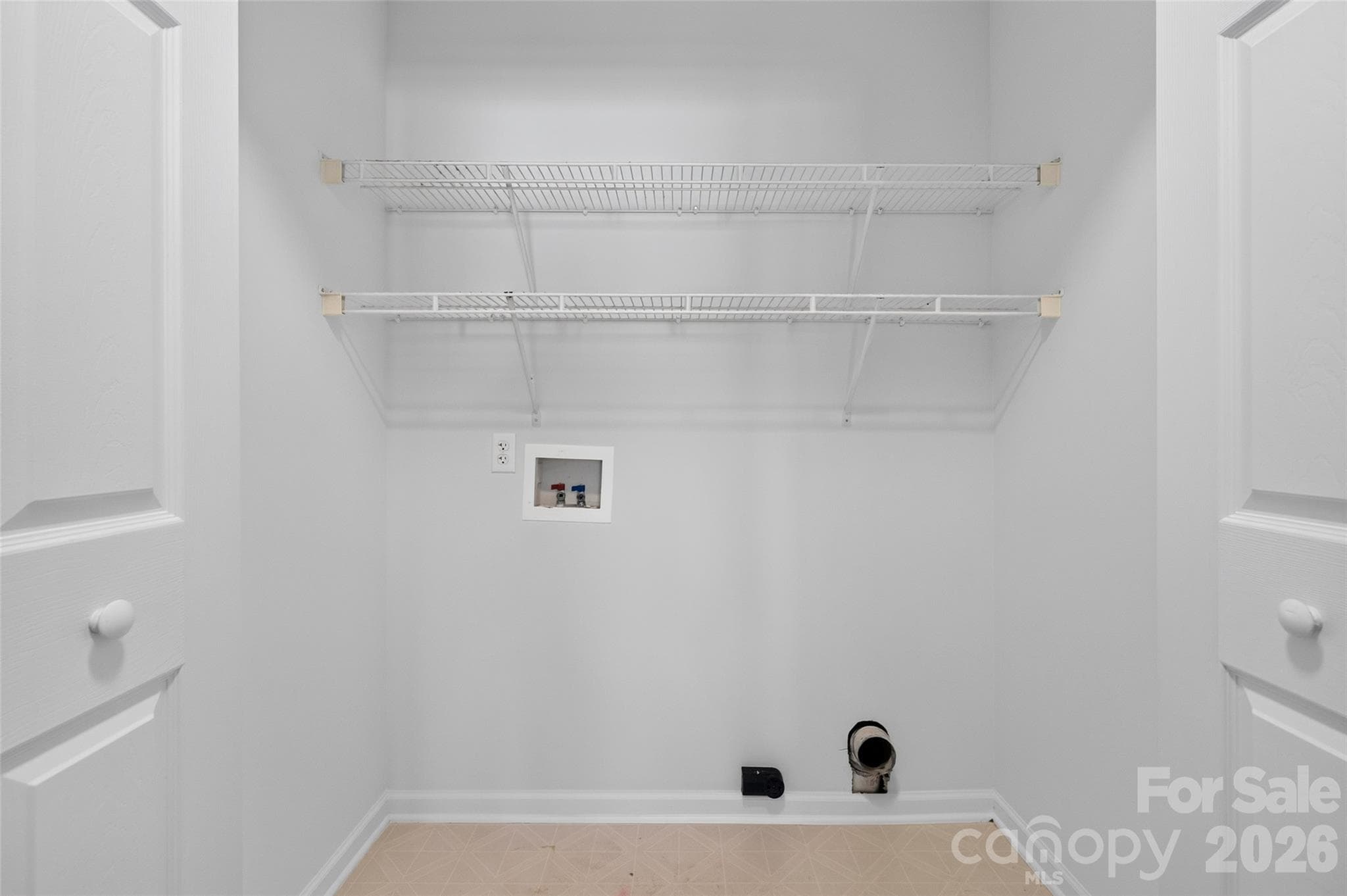 Laundry closet - 108 Duval Court, Mooresville