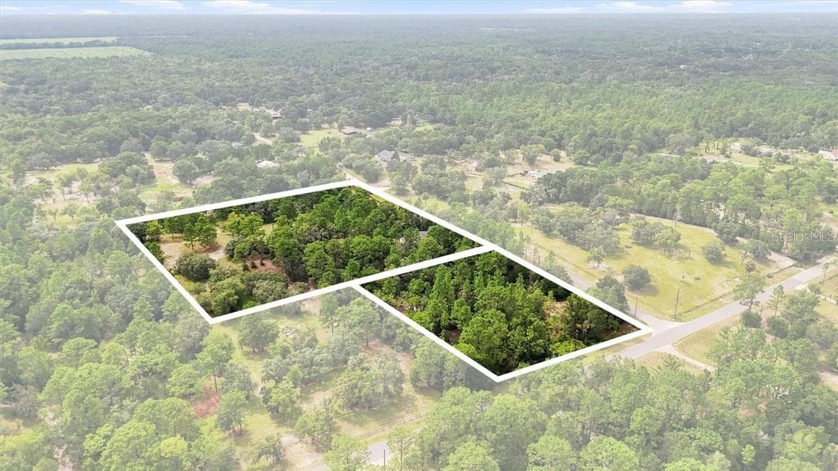 This photo includes the other 5 acres parcel. - 7410 W Newcastle CT, DUNNELLON FL 34433