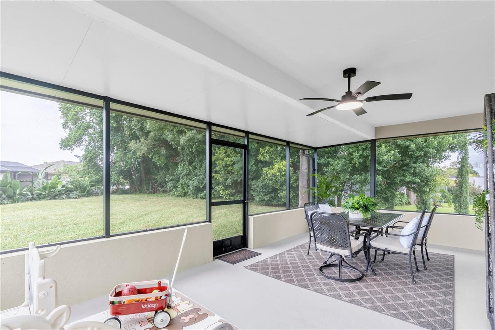 Oversized Screened In Lanai Overlooking Property - 8721 LATHAM LN, HUDSON