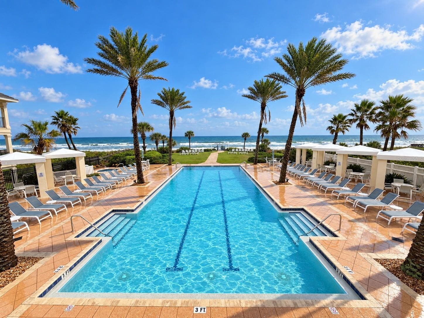 Oceanside Pool - 1100 CINNAMON BEACH WAY #1033, PALM COAST