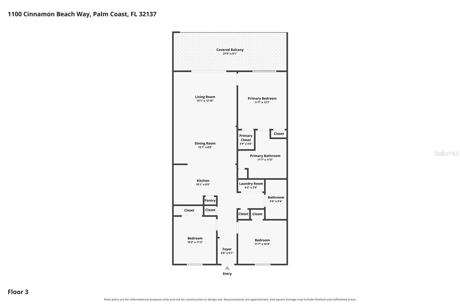 Floor Plan - 1100 CINNAMON BEACH WAY #1033, PALM COAST