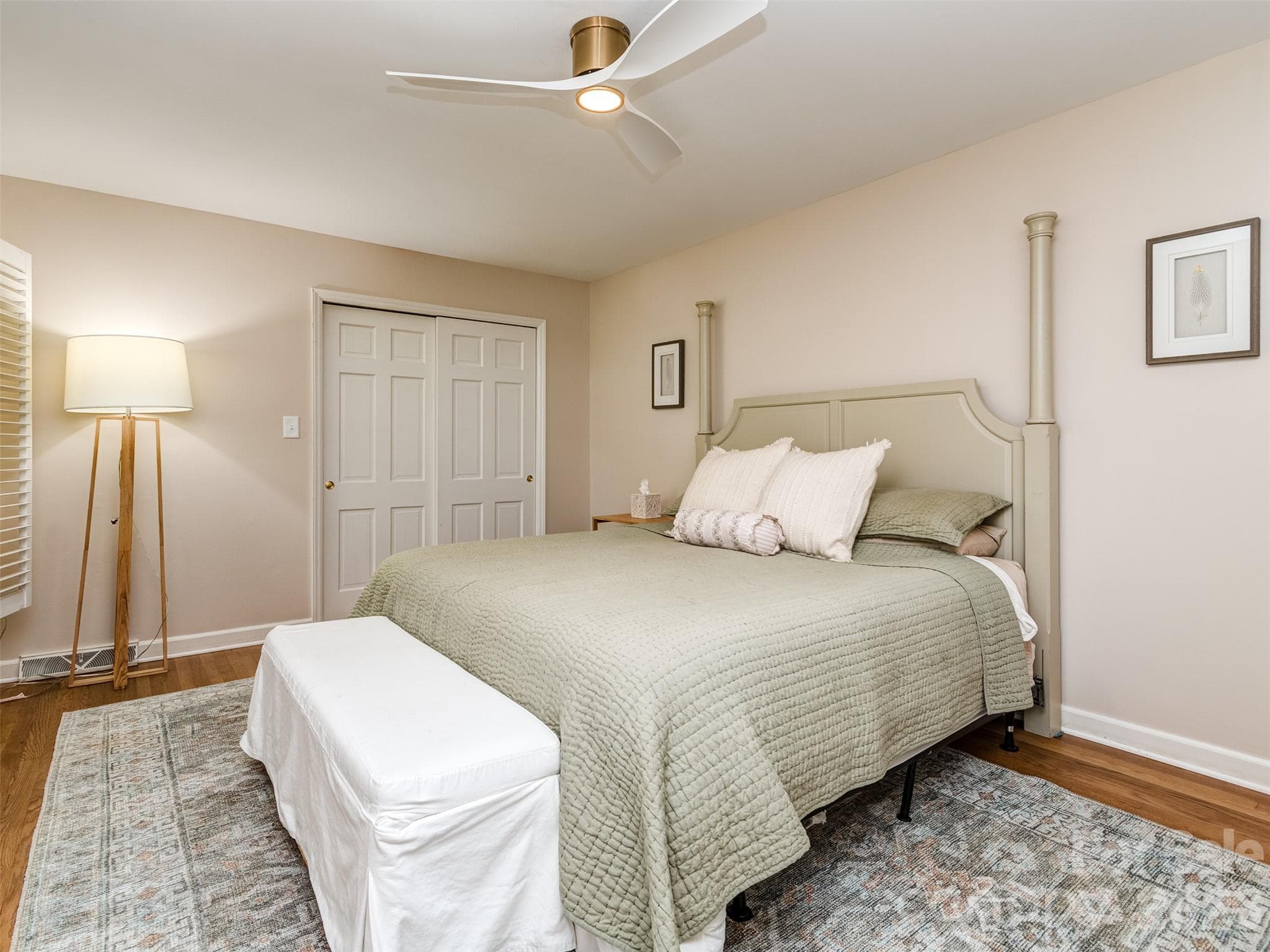 The guest rooms are all very spacious, have updated light fixtures, custom blinds, and site finished hardwood floors. - 6129 Page Court, Charlotte