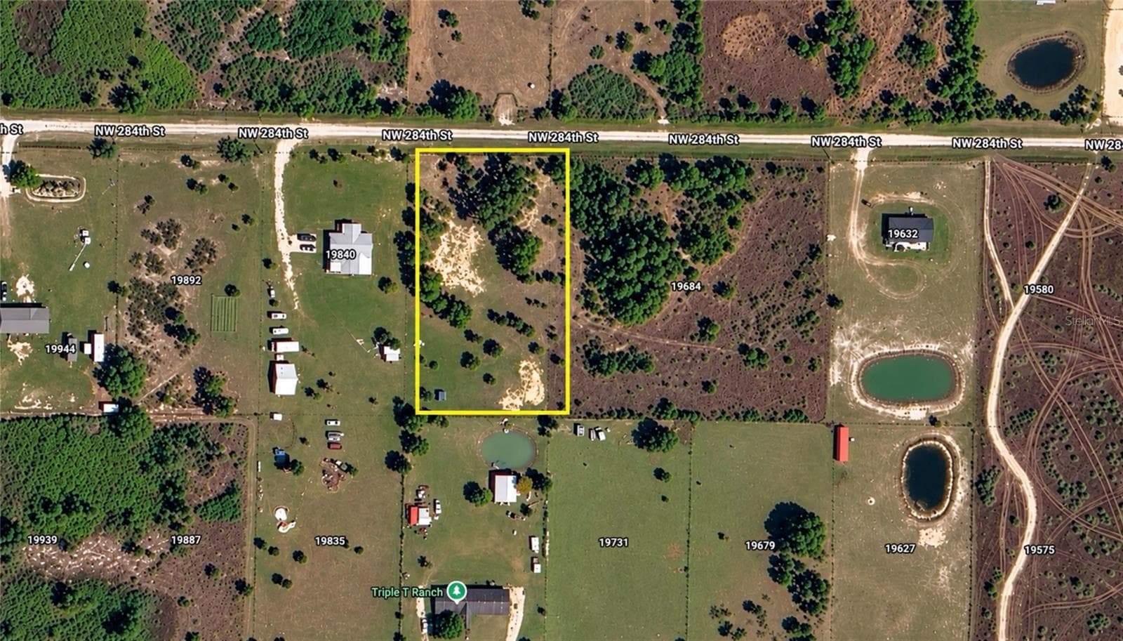 Property Boundaries Are Approximate — Not a Survey - 19788 NW 284TH ST, OKEECHOBEE