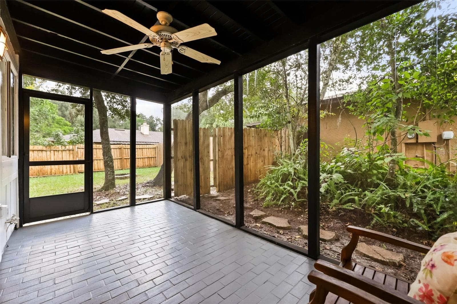Porch off the kitchen - 627 CLEARN CT, WINTER SPRINGS