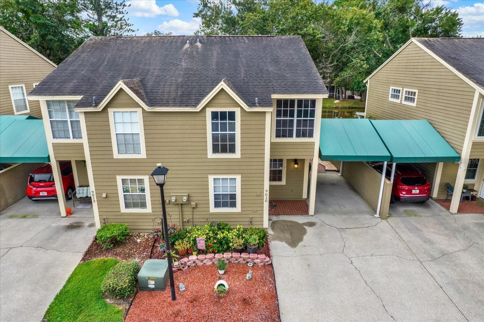 Aerial View - 9010 LAKE PLACE LN, TAMPA