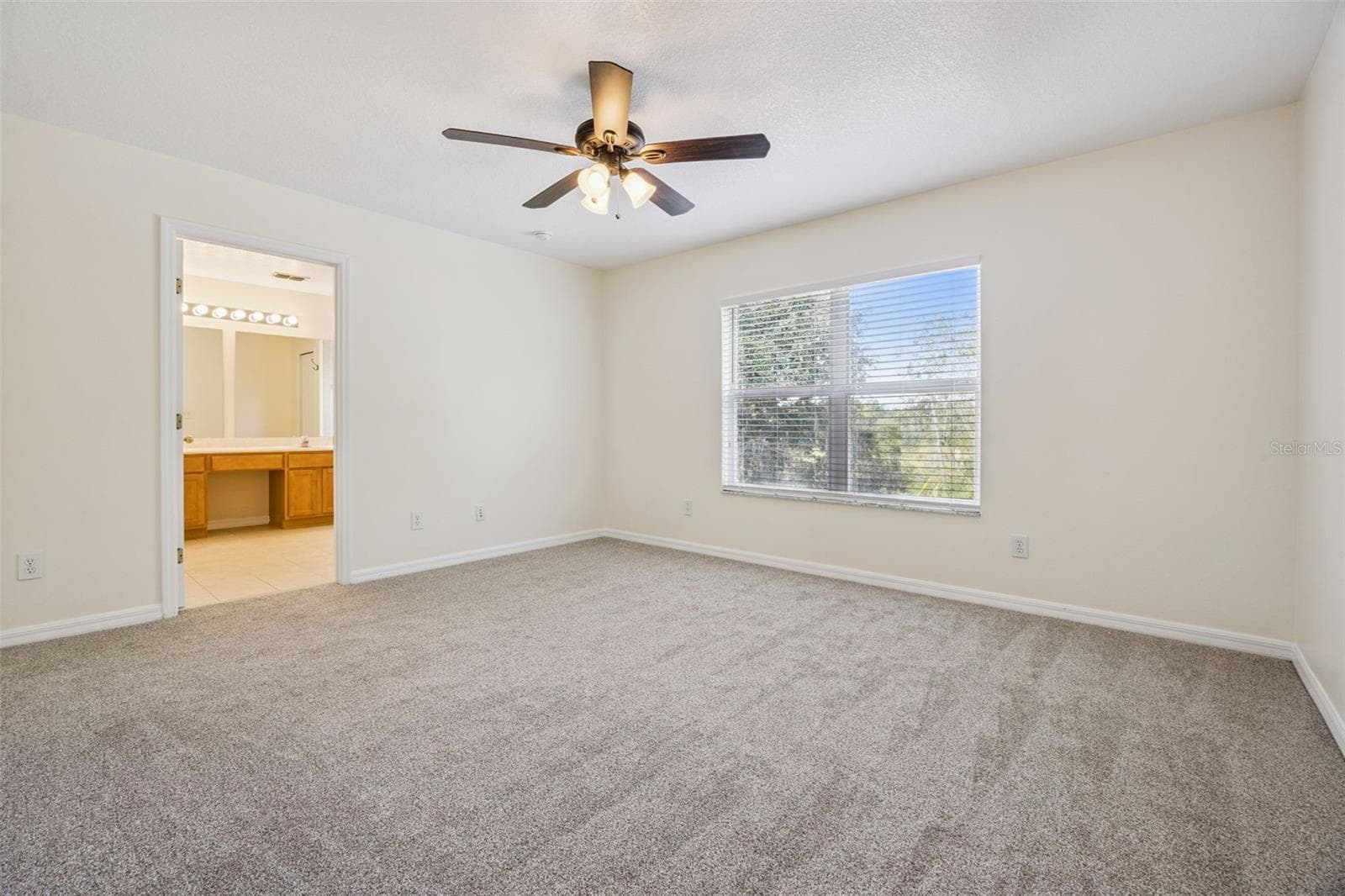 Primary bedroom (14'4" x 15'3") with new carpet and en-suite bath - 2020 PORTCASTLE CIR, WINTER GARDEN