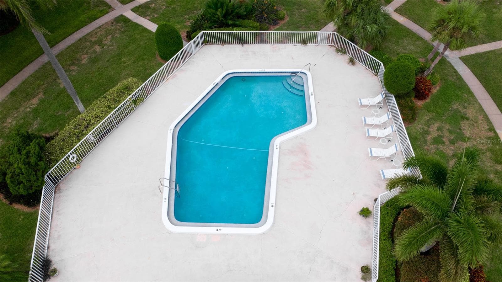 Fabulous pool in the rear center of your cluster - 7110 11TH AVE W, BRADENTON
