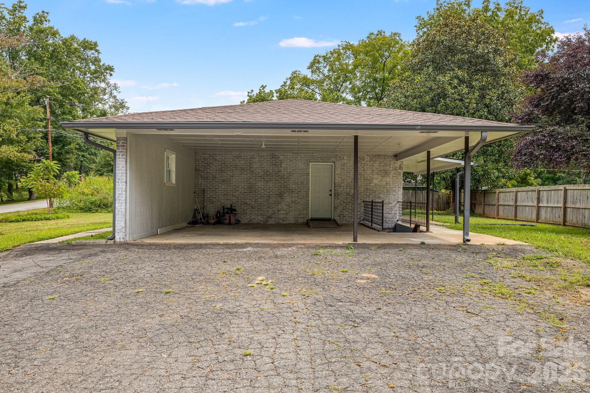 covered parking - 25 Hickory Tree Road, Asheville
