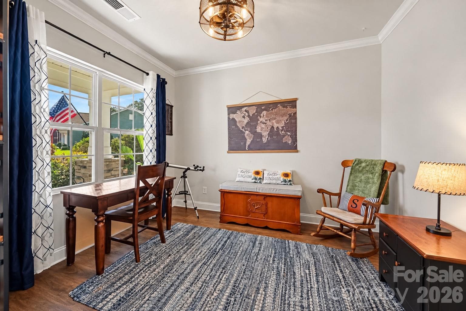 A flexible room that works as a home office, guest room, or creative space. - 2703 Wedgewood Court, Denver