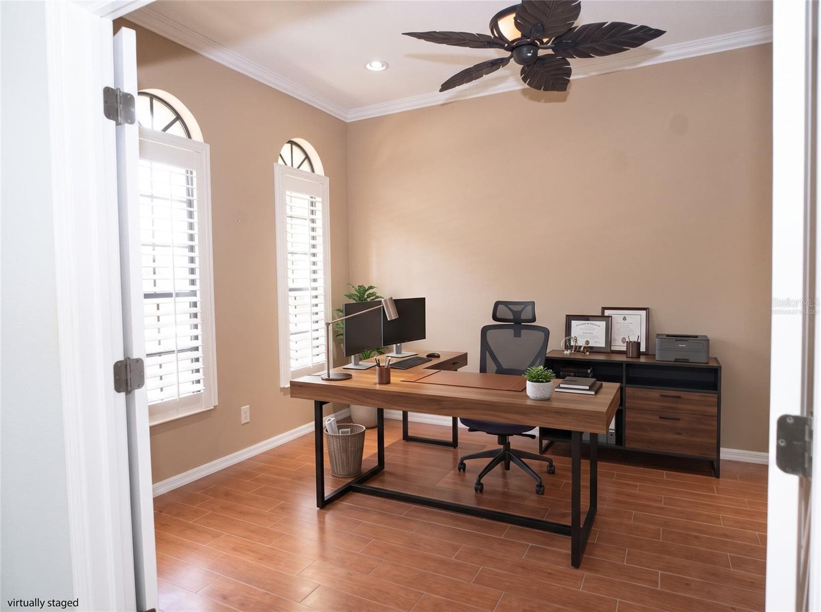 Virtually staged office - 15418 PRINCEWOOD LN, LAND O LAKES