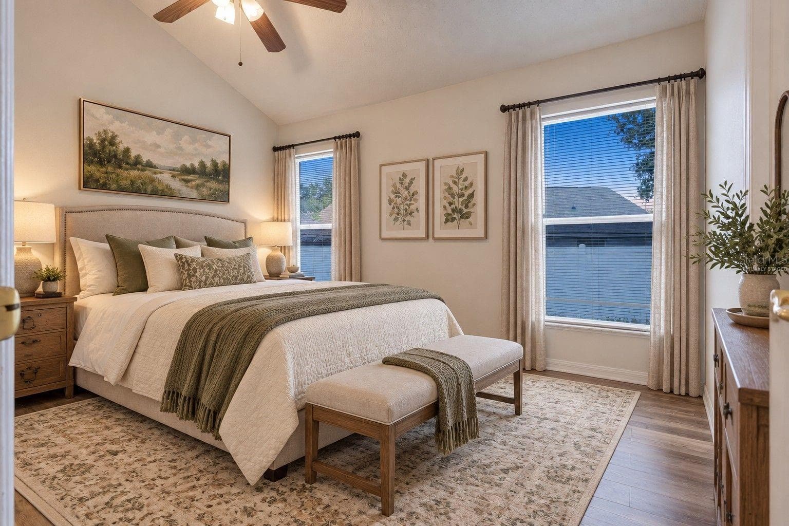 Primary Bedroom - Virtually Staged - 16102 MAGNOLIA HILL ST, CLERMONT