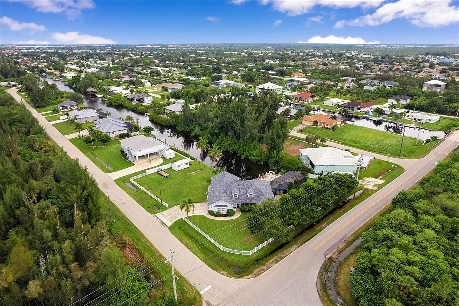 Aerial View - 614 RIO VILLA DR, PUNTA GORDA