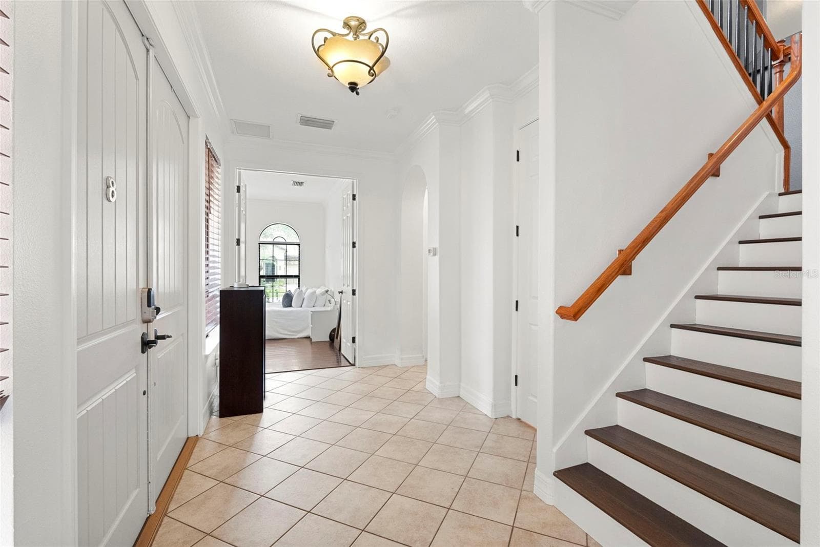 Staircase To Second Floor - 8264 DUNHAM STATION DR, TAMPA