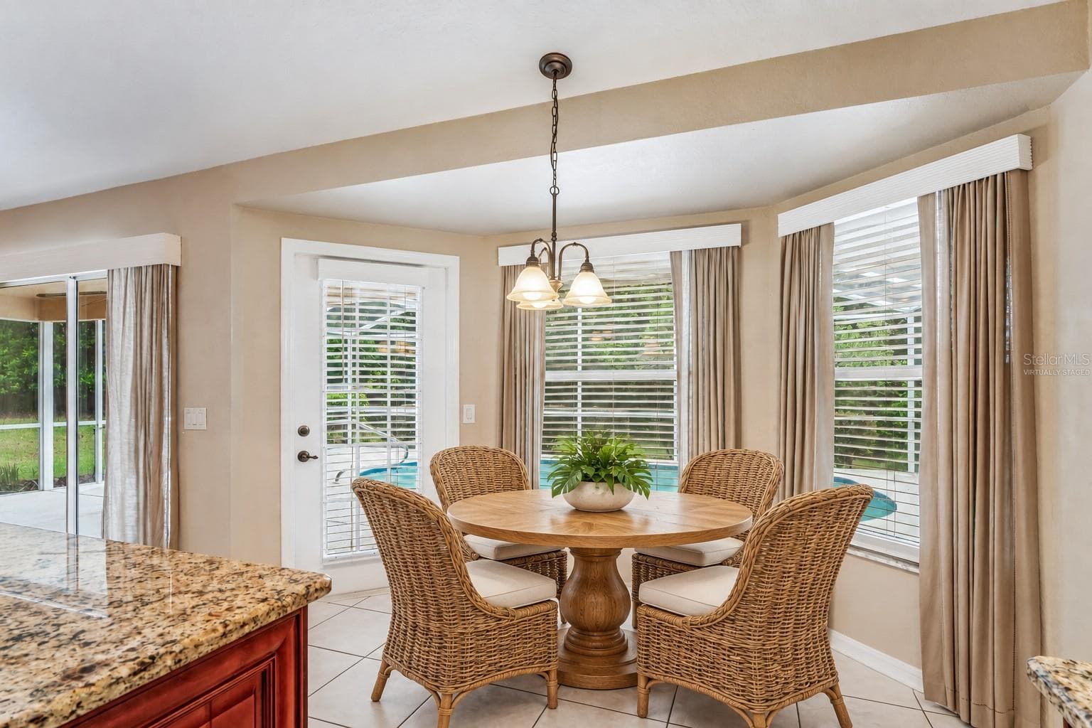 Breakfast Area - Virtually Staged. - 14433 LINDEN DR, SPRING HILL