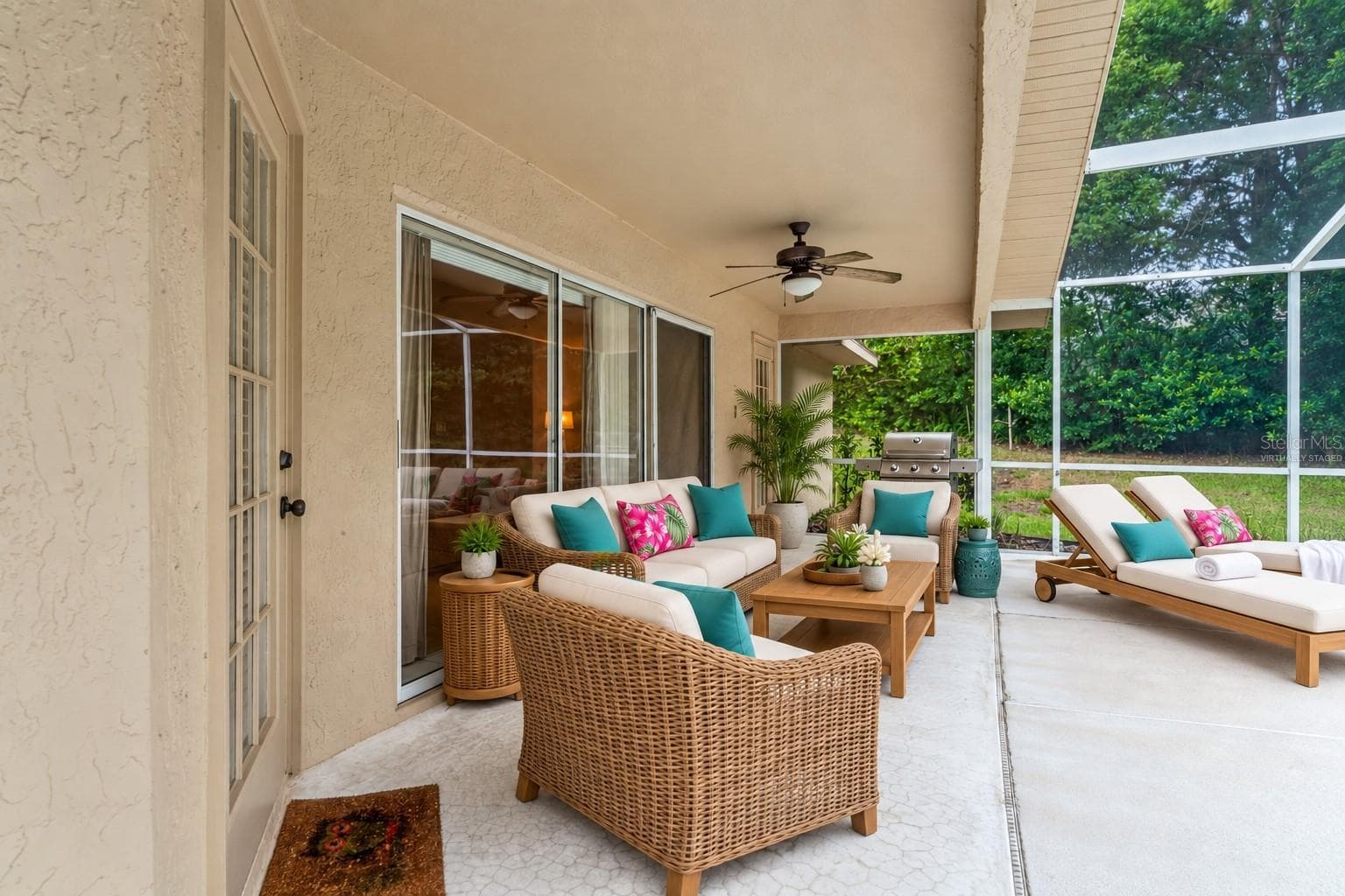 Covered Lanai - Virtually Staged - 14433 LINDEN DR, SPRING HILL