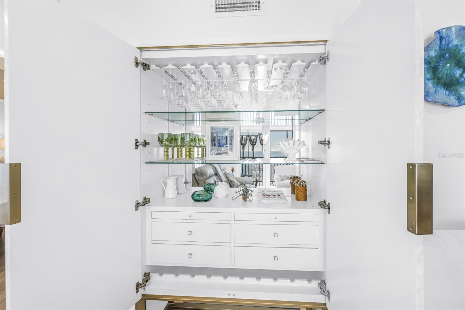 Custom Bar Cabinet - 15462 GULF BLVD #1006, MADEIRA BEACH