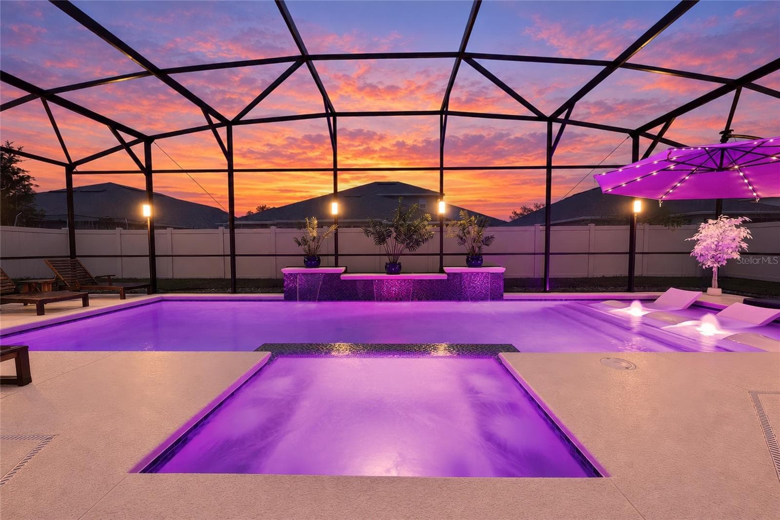 Virtually Enhanced - Outdoor Lights - 489 AVILA PL, HOWEY IN THE HILLS