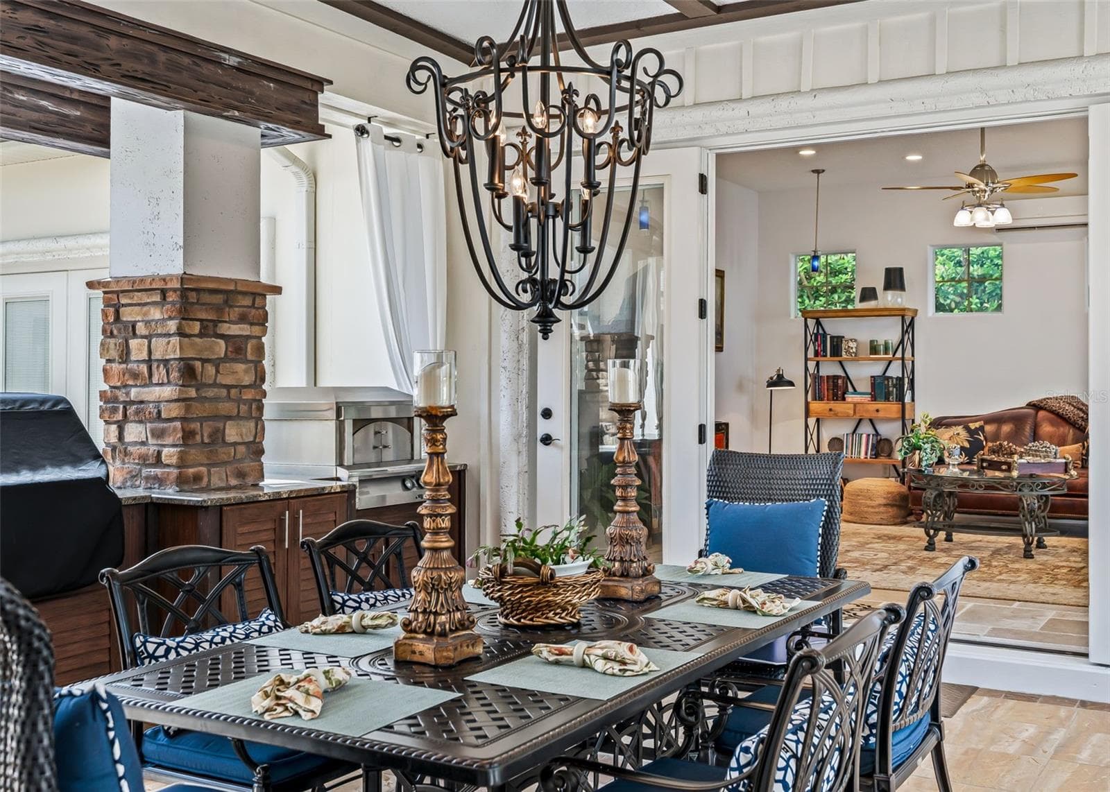Gorgeous Outdoor Dining Room - 2917 LARRANAGA DR, THE VILLAGES