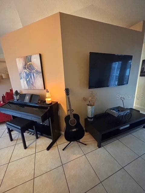 Piano entertainment area in the family room - 4030 SANTA BARBARA RD, KISSIMMEE