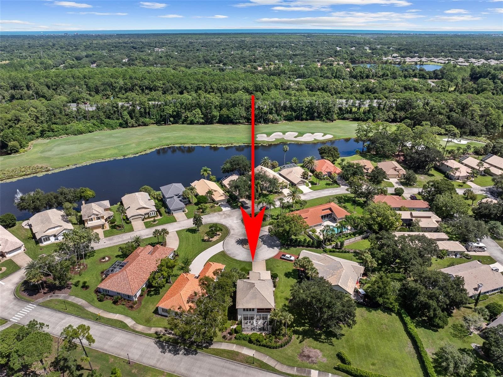 Aerial - 410 LONG COVE CT, ORMOND BEACH