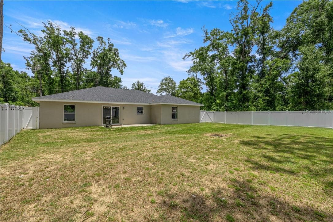 View of Rear of Home - 6962 SE 124th ST, BELLEVIEW FL 34420