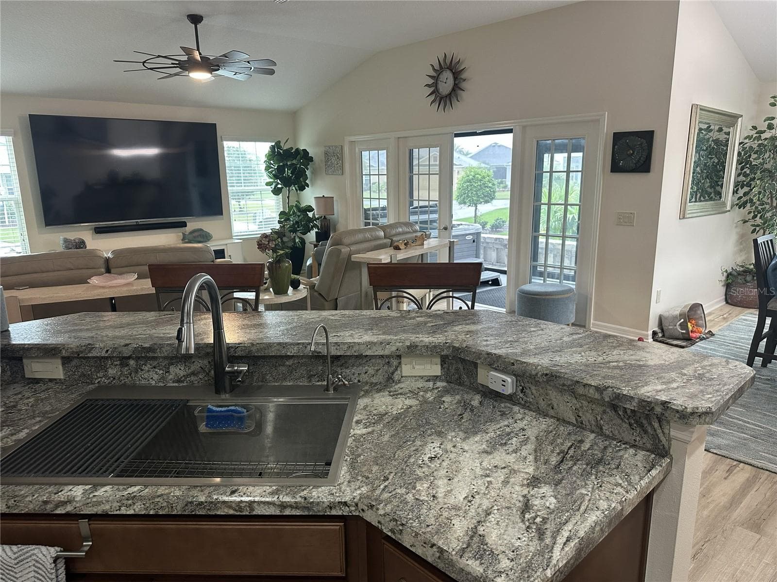 view from kitchen to lanai - 3342 VELTRE WAY, THE VILLAGES