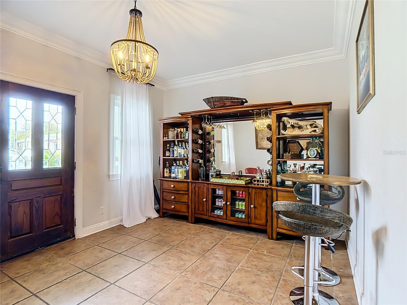 Den/Sitting area/front door - 166 CATFISH ST, HAINES CITY