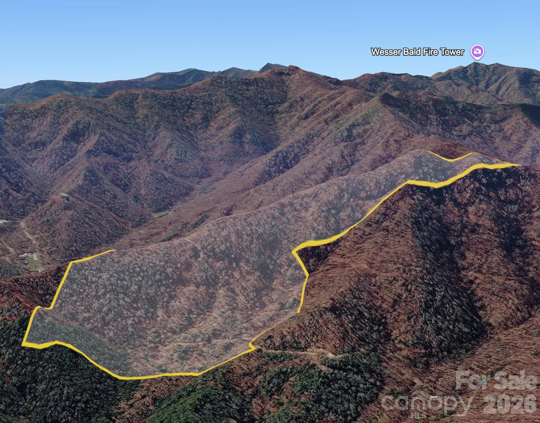 Google Earth 3d - 0 Wiggins Creek Road, Bryson City